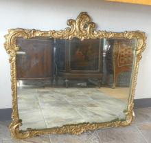 TWO ANTIQUE WALL MIRRORS