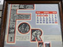 FRAMED MONTREAL FORUM POSTER