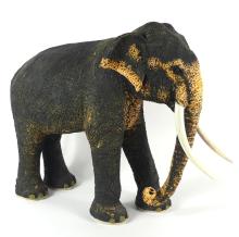 LARGE PAPIER-MACHE ELEPHANT