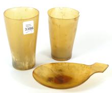 APOTHECARY CUPS & SPOON