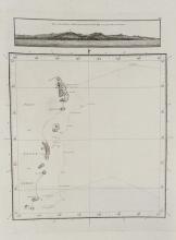 ANTIQUE MAPS: 3RD VOYAGE OF JAMES COOK, 1768-1771