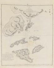 ANTIQUE MAPS: 3RD VOYAGE OF JAMES COOK, 1768-1771