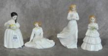 FOUR ROYAL DOULTON FIGURINES