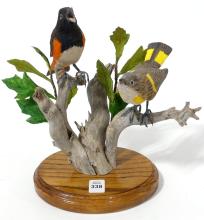 WOODEN BIRDS CARVING