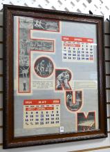 FRAMED MONTREAL FORUM POSTER