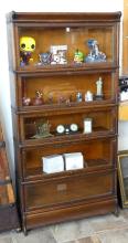 OAK STACKING BARRISTER'S BOOKCASE