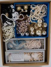 FAUX-PEARL AND BEADED JEWELLERY