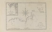 ANTIQUE MAPS: 3RD VOYAGE OF JAMES COOK, 1768-1771