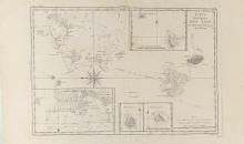 ANTIQUE MAPS: 3RD VOYAGE OF JAMES COOK, 1768-1771
