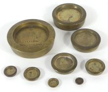 BRONZE NESTING WEIGHTS