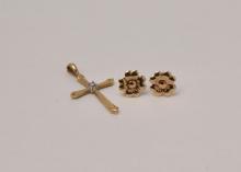 CROSS & EARRINGS