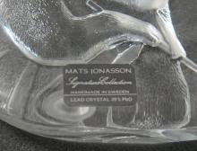 THREE MATS JONASSON PAPERWEIGHTS