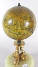 CIRCA 1550 TERRESTRIAL GLOBE WITH ROYAL DEDICATION