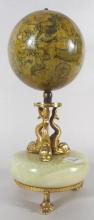 CIRCA 1550 TERRESTRIAL GLOBE WITH ROYAL DEDICATION