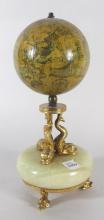 CIRCA 1550 TERRESTRIAL GLOBE WITH ROYAL DEDICATION