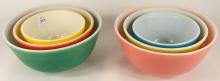 TWO GRADUATED MIXING BOWL SETS