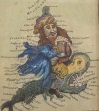 1815 CARICATURE OF ENGLAND & WALES