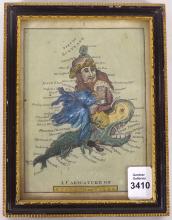 1815 CARICATURE OF ENGLAND & WALES