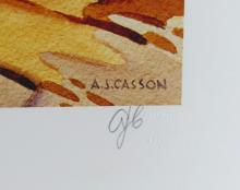 COSTLY A.J. CASSON SIGNED PRINT SET