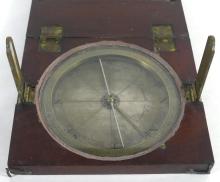 RARE 18TH CENTURY SURVEYOR'S COMPASS