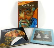 VAN GOGH, MICHELANGELO & EDGAR DEGAS ART BOOKS