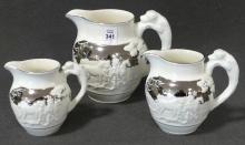 GRADUATED WEDGWOOD JUG SET