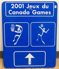 FRENCH CANADA GAMES SIGN