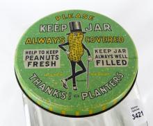 VINTAGE PLANTERS PEANUT JAR