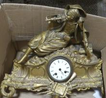 TWO ANTIQUE CLOCKS