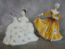 TWO ROYAL DOULTON FIGURINES