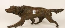 BRONZE "DOG" SCULPTURE