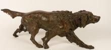 BRONZE "DOG" SCULPTURE