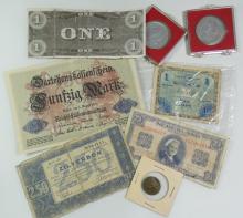 TOKENS, COINS, CURRENCY