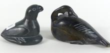 TWO INUIT STONE CARVINGS