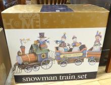 SNOWMAN TRAIN SET