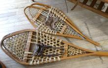 THREE PAIRS OF SNOWSHOES