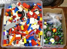 LEGO, MARBLES AND PENNIES