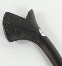 CARVED WOOD CLUB FROM FIJI