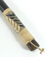 CARVED WOOD CLUB FROM FIJI