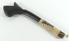 CARVED WOOD CLUB FROM FIJI