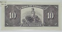 1935 BANK OF CANADA $10 NOTE