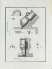 18TH CENTURY ENGRAVING OF A MORTAR