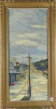 PAIR STREETSCAPE OILS