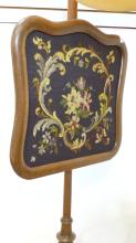 ANTIQUE MULTI-FUNCTIONAL POLE SCREEN
