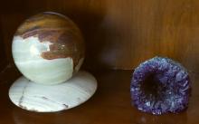 FIVE STONE/MINERAL CARVINGS