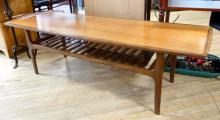 HUBER AND CO. TEAK COFFEE TABLE