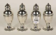 FOUR BIRKS STERLING SHAKERS