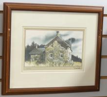 TWO JACK REID PRINTS AND NAUTICAL SHADOWBOX