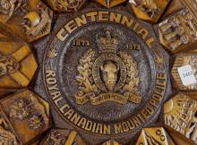 CANADIAN CENTENNIAL RCMP PLAQUE