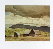 SET OF HAND-SIGNED A.J. CASSON PRINTS